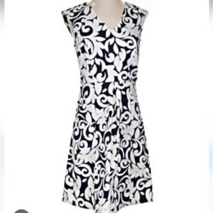 LOFT Sleeveless Floral Aline Summer Dress Sz 8P